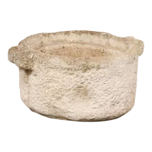 19th Century Spanish Carved-Stone Vessel