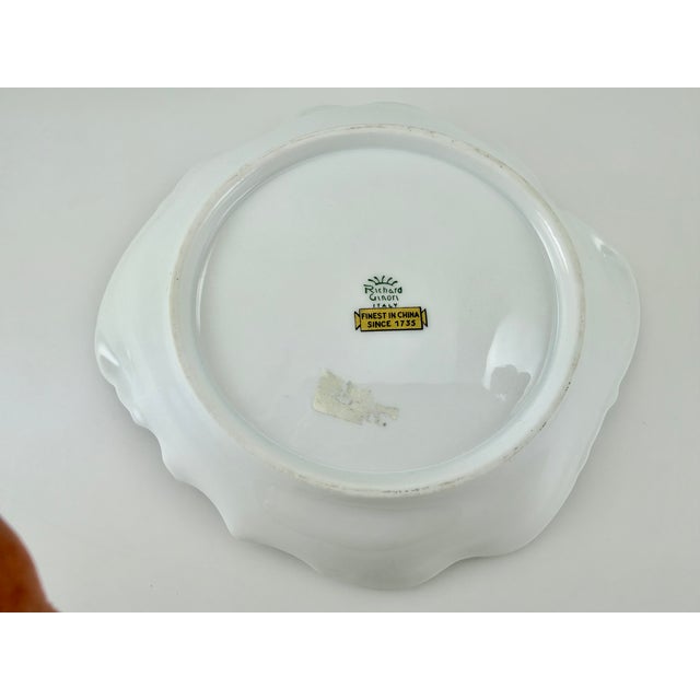 Richard Ginori 1980s Richard Ginori Siena Rust Rooster Scalloped Serving Dish - Italy For Sale - Image 4 of 4