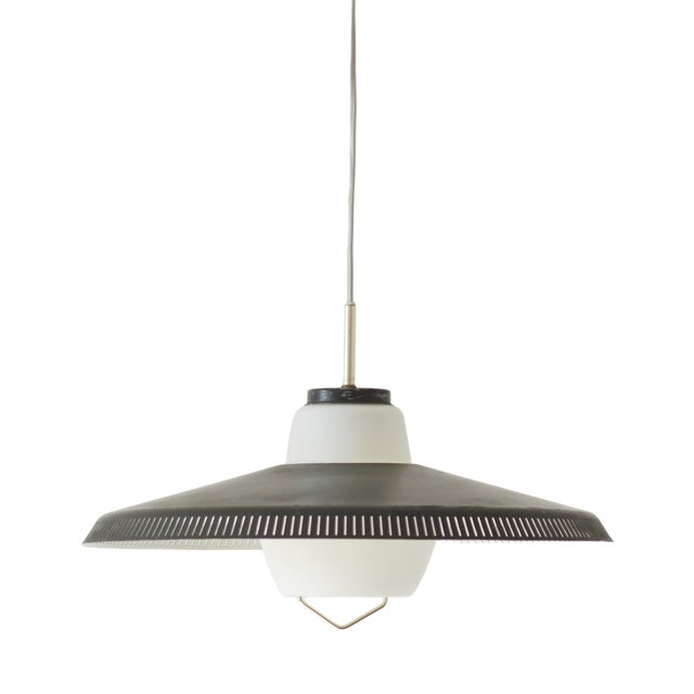 Model P415 Pendant Light by Bent Karlby for Lyfa, 1960s For Sale