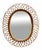 Oval Rattan and Bamboo Wall Mirror by Franco Albini, 1960s For Sale - Image 10 of 10