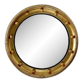 Friedman Brothers Bayshore Mirror in Classic Gold - 36" For Sale