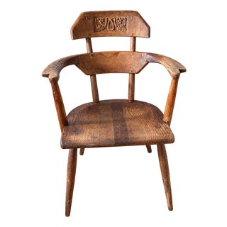 Mid-Century British Oak Armchair by Jamestown Lounge Company For Sale