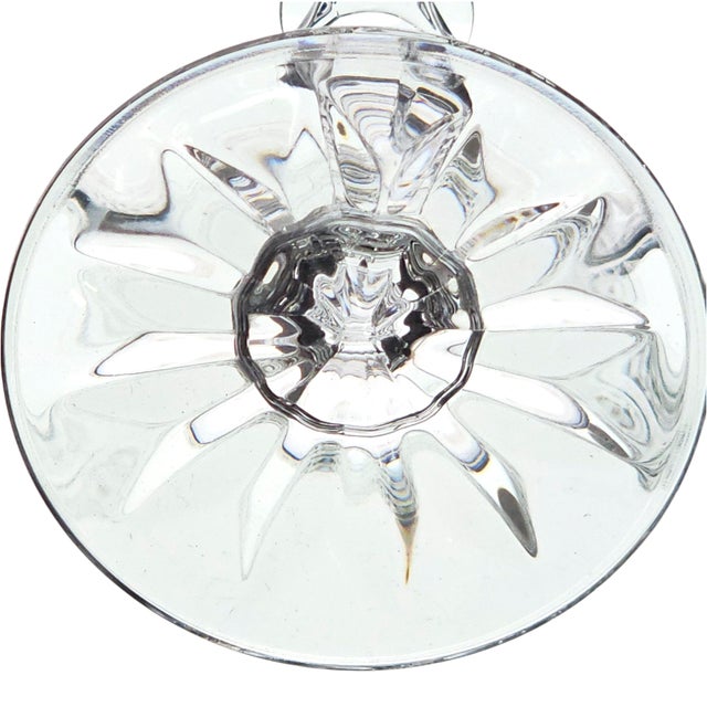 VTG Galway "Irish Rose" Crystal Champagne Sherbet Glasses Set of 6 Ireland 5.5" For Sale - Image 10 of 10