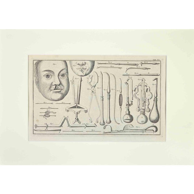 Lorenz Heister, Surgical Instruments, Etching, 1750 For Sale - Image 3 of 3