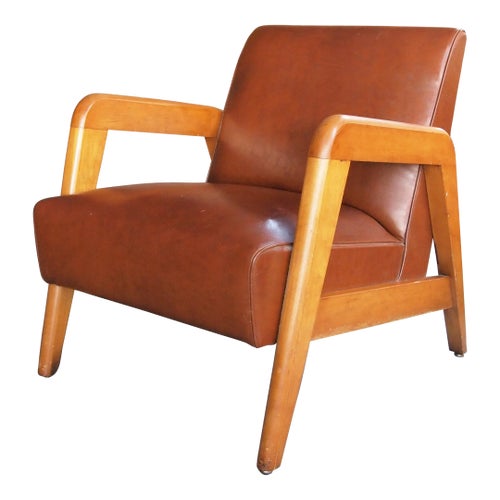 Mid 20th Century Lounge Armchair Attributed to Russel Wright for