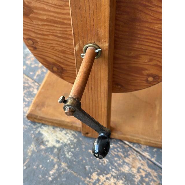 Vintage Folk Art Hand Crank Fly Fishing Line Dryer / Winder, Circa Mid-20th Century For Sale - Image 13 of 14