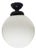 Art Deco Pending Lamp, Czechoslovakia, 1950s For Sale
