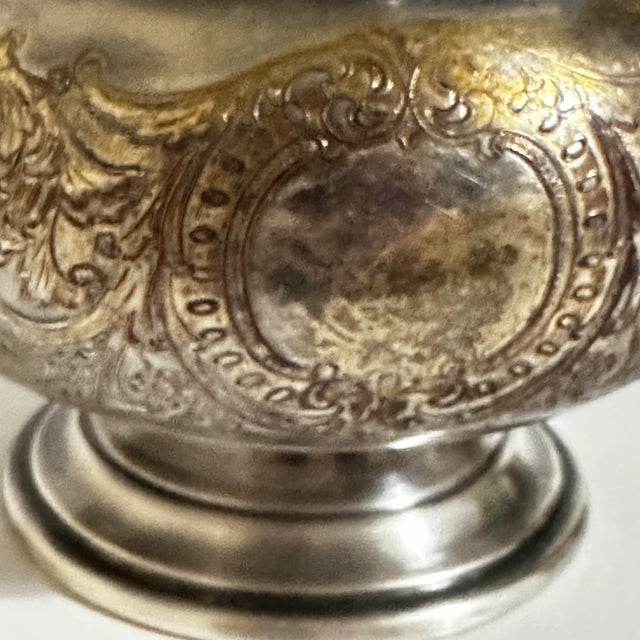 Sheffield Silver Co. Vintage 1900s Sheffield Reproductions Silver Plate on Copper Teapot For Sale - Image 4 of 12