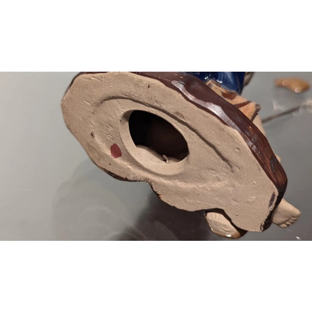 Metal 1990s Chinese Mudman Figurine Purchased in Vietnam For Sale - Image 7 of 10