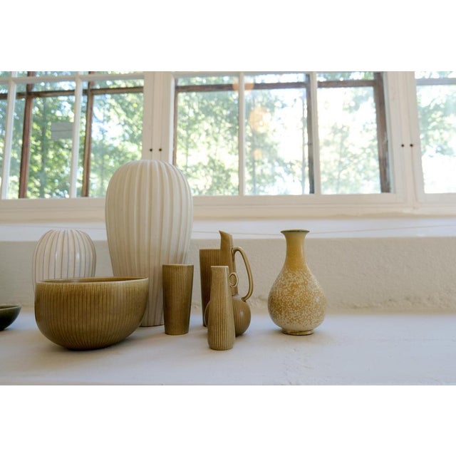 Mid-Century Modern Sculptural Vase attributed to Gunnar Nylund for Rörstrand, Sweden, 1950s For Sale - Image 13 of 14