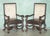 Magnificent pair of late Victorian Carolean Revival throne armchairs, circa 1880 Exceptionally decorative examples...