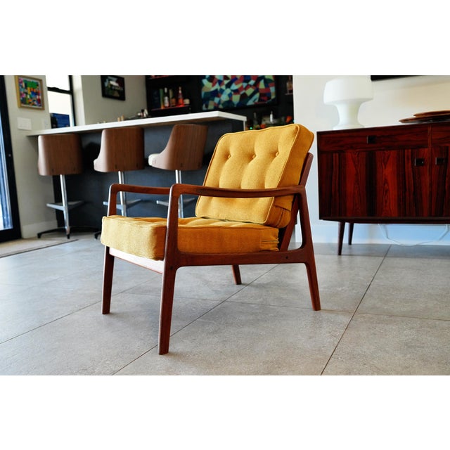 1960s Ole Wanscher Model Pd 109 Lounge Chair for France & Søn, Denmark, C. 1963–1966 For Sale - Image 5 of 12