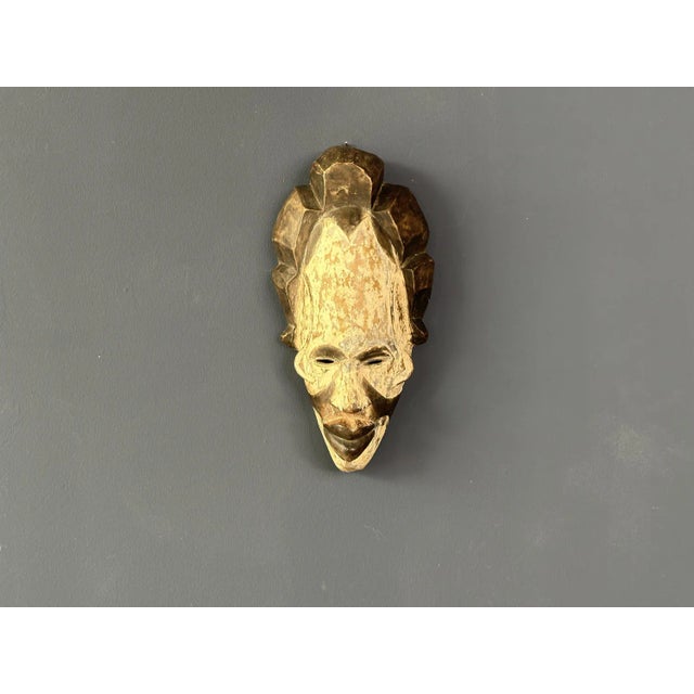 Long White Mask in Sapele For Sale - Image 5 of 5