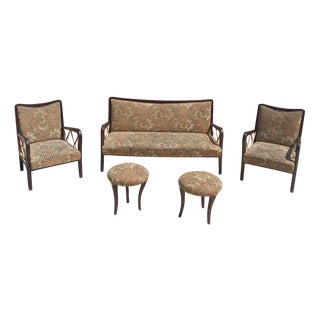 Living Room Set by Borsani, 1960s, Set of 5 For Sale