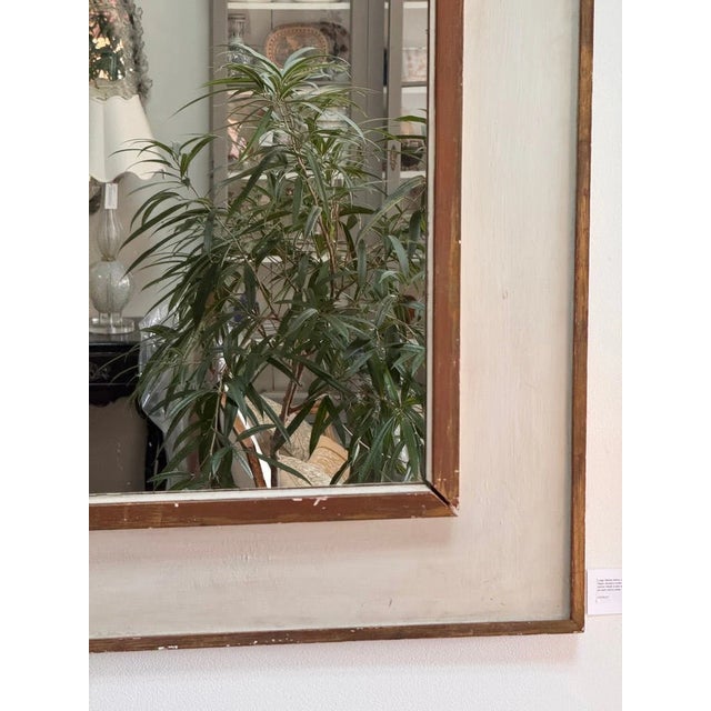 Italian Large Rectangular Italian Mirror For Sale - Image 3 of 4