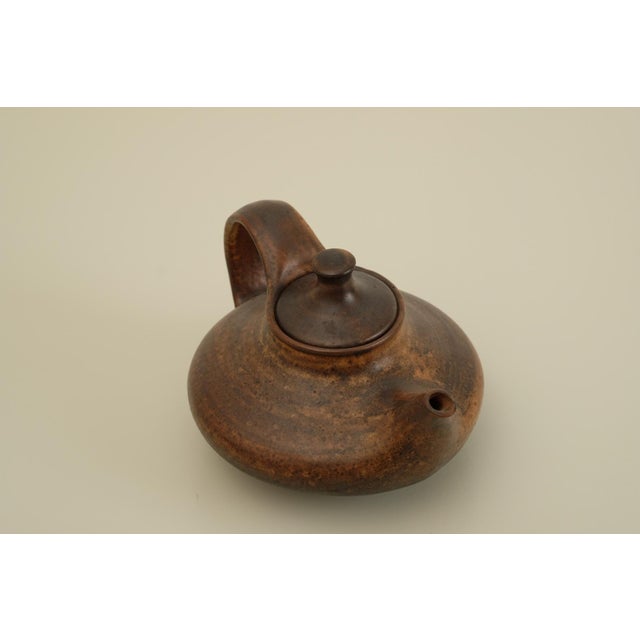 Brown Vintage Danish Coffee Service in Ceramic, 1960s, Set of 24 For Sale - Image 8 of 18