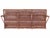 This beautifully stick rattan “Nantucket” three-seat sofa features classic Walnut Finished stick rattan framing with...