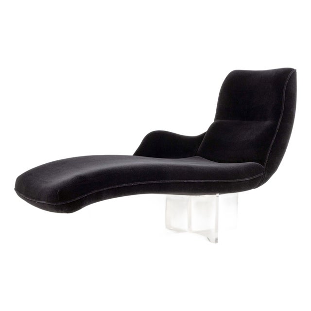 Vladimir Kagan Erica Chaise Longue, Model P6910-L For Sale