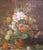 19th Century French Floral Still Life Oil on Canvas in Carved Giltwood Frame For Sale - Image 4 of 8