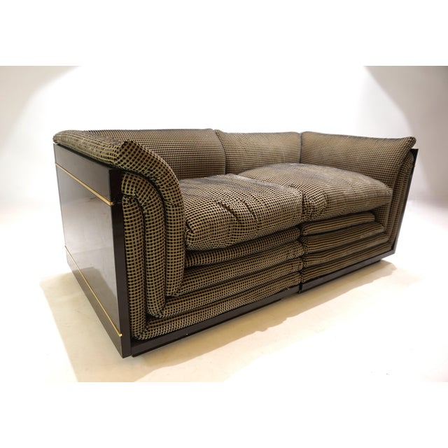Wood Two-Seater Sofa by Pierre Cardin, 1970 For Sale - Image 7 of 18