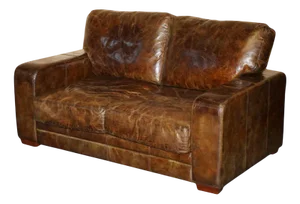 Vintage Halo Soho Sofa in Brown Leather