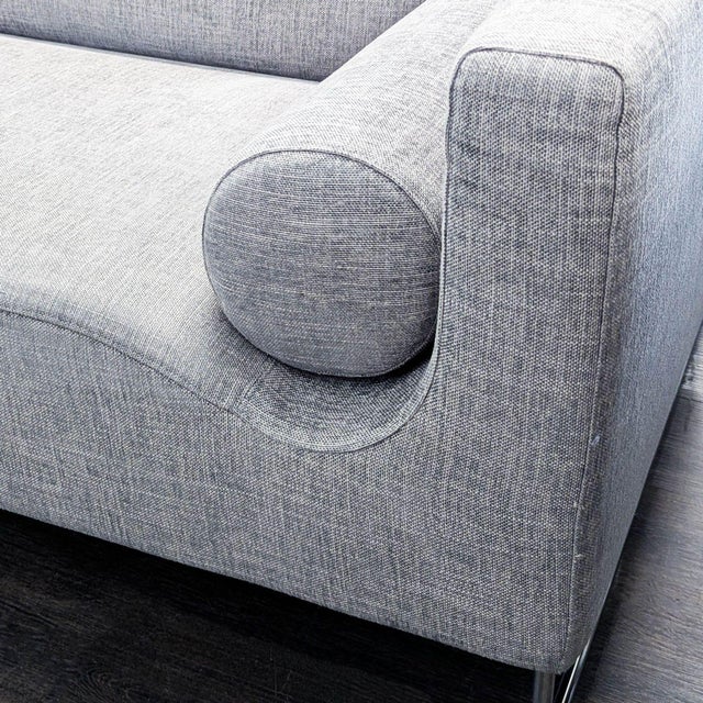 Metal Bensen Canyan Modern Gray Sectional Sofa With Metal Legs For Sale - Image 7 of 7