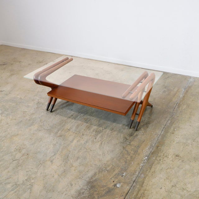 Mid-Century Modern 1950s Coffee Table attributed to Eugenio Escudero For Sale - Image 3 of 5