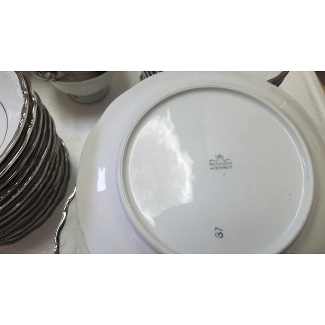 1960s Walbrzych Porcelain Dinnerware - Set of 66 Pieces For Sale - Image 10 of 11