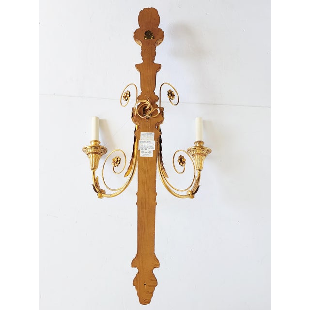 Vaughan Chillington George III Style Giltwood Wall Sconces-a Pair For Sale - Image 14 of 16