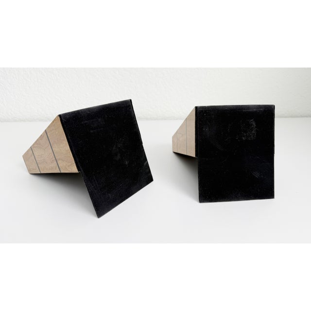 Art Deco Revival Stone Bookends For Sale - Image 10 of 12