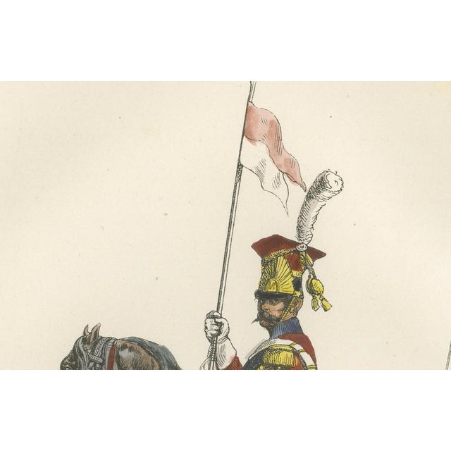 Chevau-Légers Lanciers, Imperial Guard Cavalry, 1843, Paper For Sale - Image 6 of 9