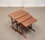 1960s Vintage Danish Teak Nesting Tables by Kristensen & Thomassen, 1960s, Set of 3 For Sale - Image 5 of 7