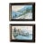 Mid 20th Century Italian Landscape Postcards, Framed - a Pair For Sale