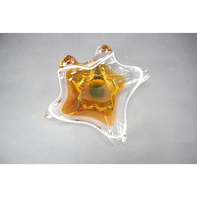 1960s Mid-Century Czech Art Glass Bowl by Josef Hospodka, 1960s For Sale - Image 5 of 9