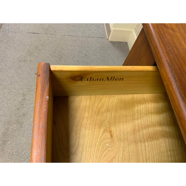 Late 20th Century Ethan Allen Pine Cabinet For Sale - Image 9 of 14