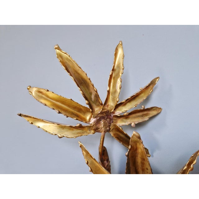 Large Brass Wall Sconces from Maison Jansen, 1960s, Set of 2 For Sale - Image 9 of 18