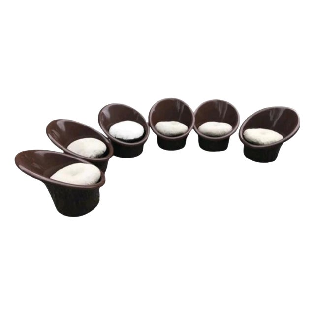 Vintage Chairs from Ikea, 1970s, Set of 6 For Sale