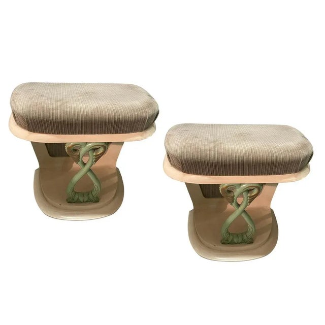 Set of Stools by Pier Colli Luigi, 1940s For Sale - Image 9 of 9