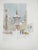 René Leverd, Switzerland, Clock Tower in Bern, Watercolor For Sale - Image 7 of 7