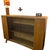 Mid-Century Drinks Cabinet in Teak with Glass Sliding Doors and Adjustable Shelf For Sale - Image 10 of 11