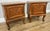 Vintage French Louis Style Oak Bedside Tables, Set of 2 For Sale - Image 3 of 12