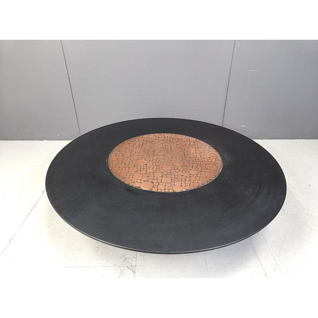 Brutalist Coffee Table attributed to Herbert Hirche for Rosenthal, 1970s For Sale - Image 3 of 10