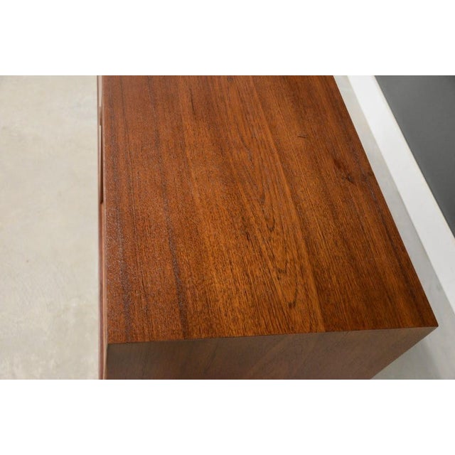 Refinished Borge Mogensen 53” Teak Credenza For Sale - Image 11 of 12