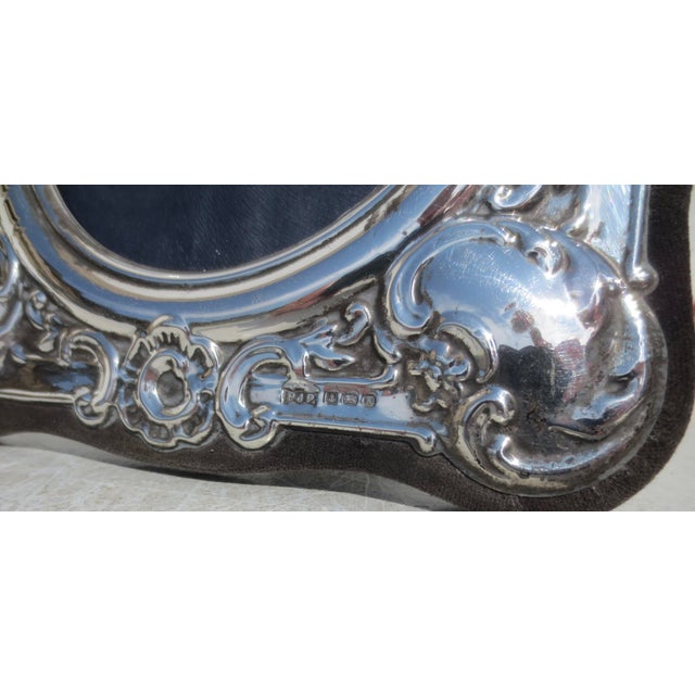 Late 20th Century Sterling Silver Edwardian Style Photo Frame. For Sale - Image 5 of 8