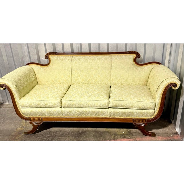 Duncan Phyfe Style Sofa For Sale - Image 6 of 12