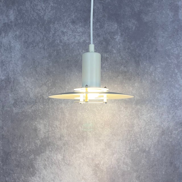 1970s Vintage Beige Ceiling Lamp from Lyfa, 1970s For Sale - Image 5 of 11