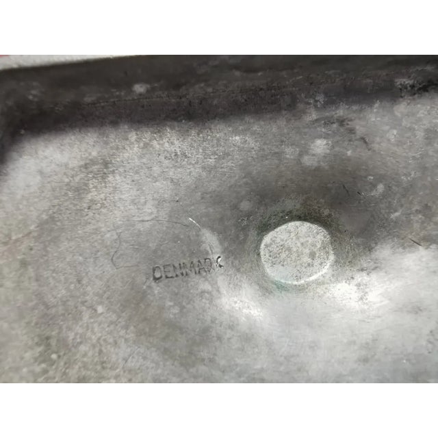 Silver Candleholders by Just Andersen, 1930s, Set of 2 For Sale - Image 8 of 9