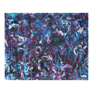 The Brambles Original Abstract Oil Painting by Lisa Finlayson