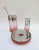 Vintage Italian Pink Murano Glass Bottle Tray and Punch Container from VeArt, 1980s, Set of 3 For Sale - Image 12 of 12