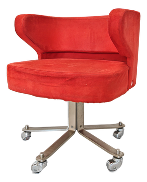Poney Swivel Armchair with Casters by G. Moscatelli for Formanova, 1960s